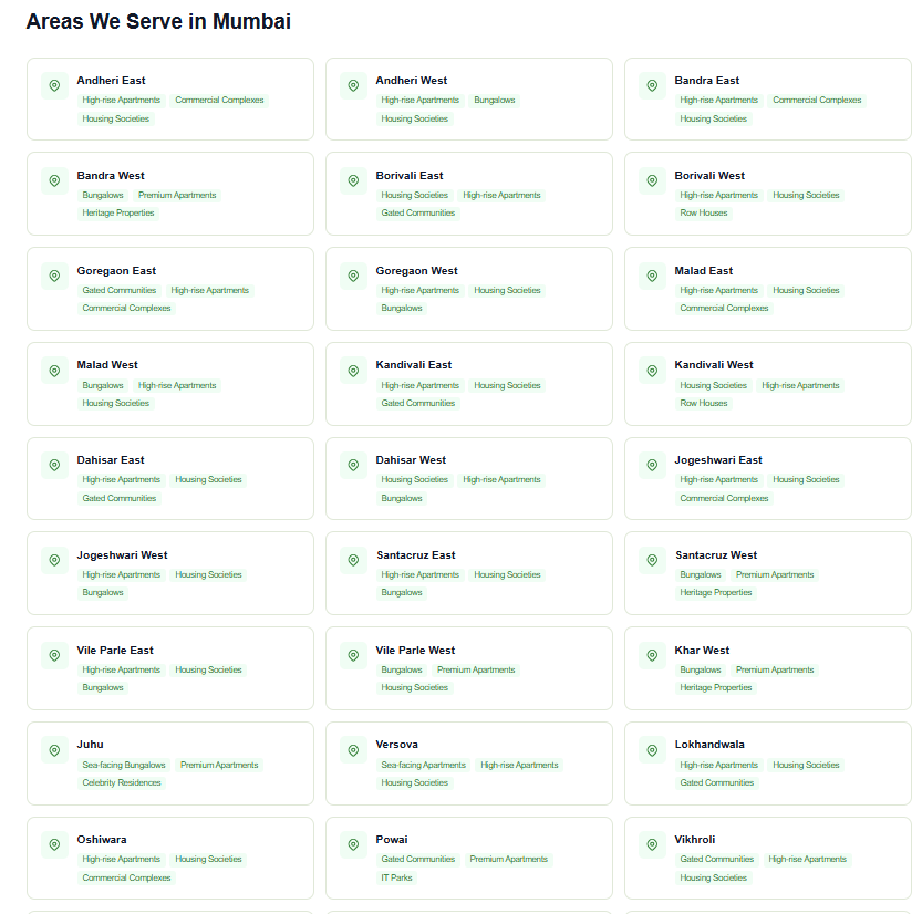 Mumbai Location Pages